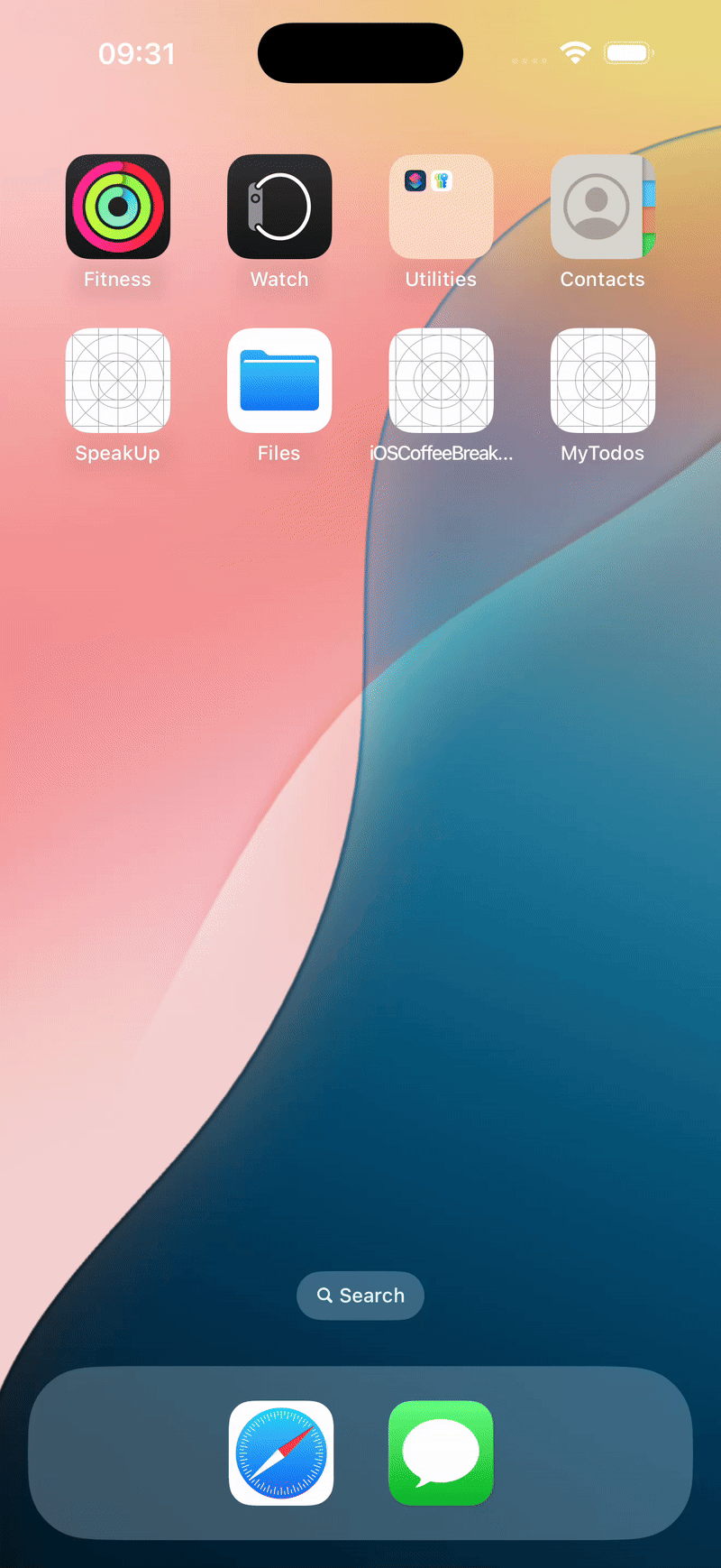 Adding the widget to the home screen.